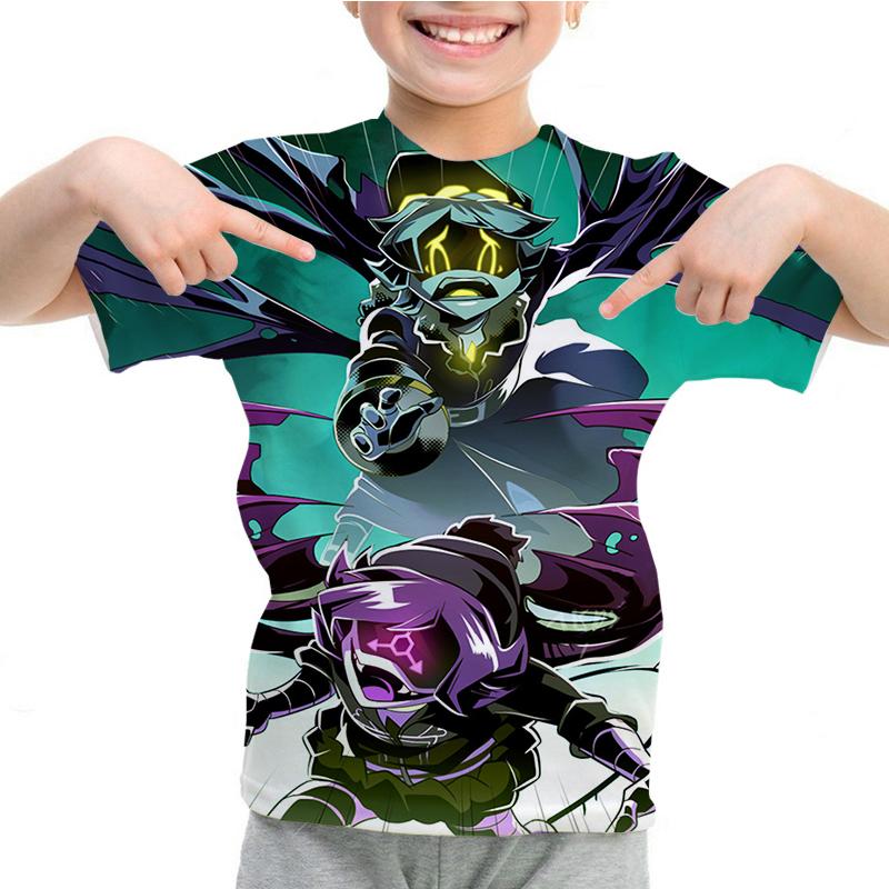Murder Drones Cartoon 3d Print T-Shirt for Boys Girls Casual Clothing Summer Crew Neck Short Sleeve Tees Fashion Kids T-shirt