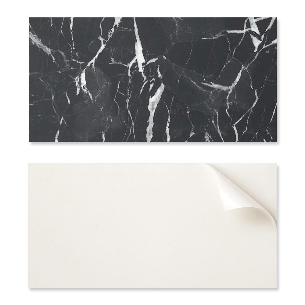 Panel Z Nadrukiem Winylowy Samoprzylepny 120X60 Cm Wzór Marmurowy Z Żyłkami