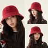 Women Fisherman Hat Autumn Winter Knitted Basin Hat