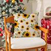 Full Print Floral Print Pattern Pillow Case Silky Short Plush with Invisible Zipper Dustproof Sofa Cushion Cover for Home Decor