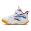 Anta Kids Wind Tunnel Comfortable Simple Non-Slip Wear-Resistant Low-Top Basketball Shoes Kids sneaker White Blue Black A312429901-1