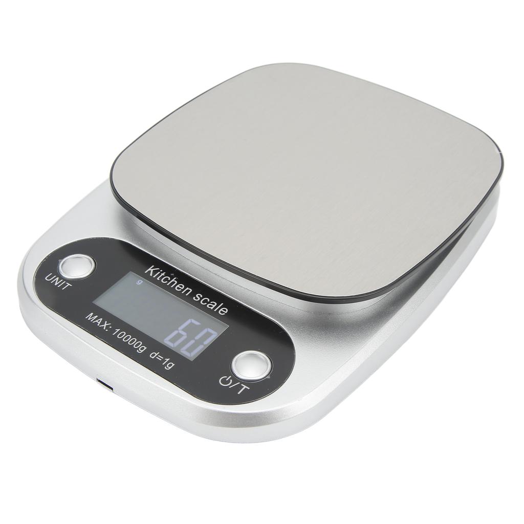 Kitchen Food Scale High Accuracy Fast Cleaning LED Screen Blue Backlight for Baking Cooking