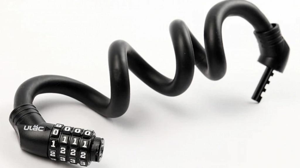 Ulac Bicycle Lock with Silicone A600M 15mm x Black Cover, 1970, 60cm,