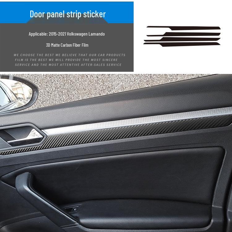 Carbon Fiber Interior Sticker for 2015-2021 Volkswagen Lamando, Free Replacement for Poor Application