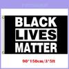 Lebendige 3x5ft Black Lives Matter Flagge mit strapazierfähigem Polyester und Messingösen