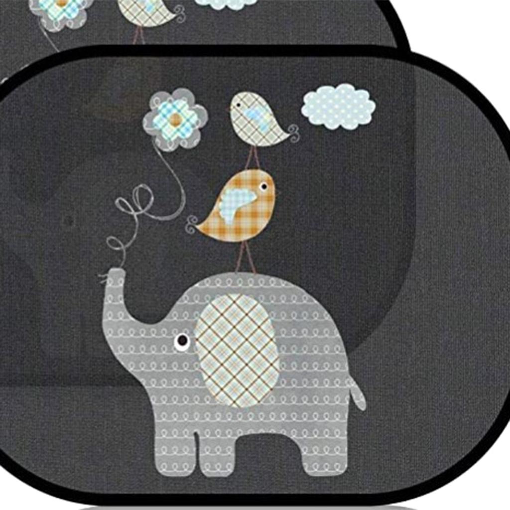 Autofenster-Sonnenschutz, Cartoon-Autofenster-Sonnenschutz für Babys, UV-Schutz, Vorhang, Sonnenblenden für Seitenfenster