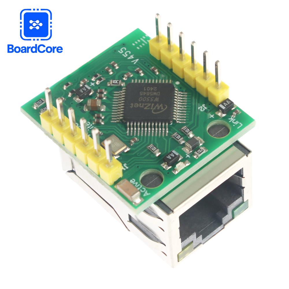 USR-ES1 W5500 Chip SPI To LAN/ Ethernet Converter TCP/IP Module Compatible with WIZ820IO