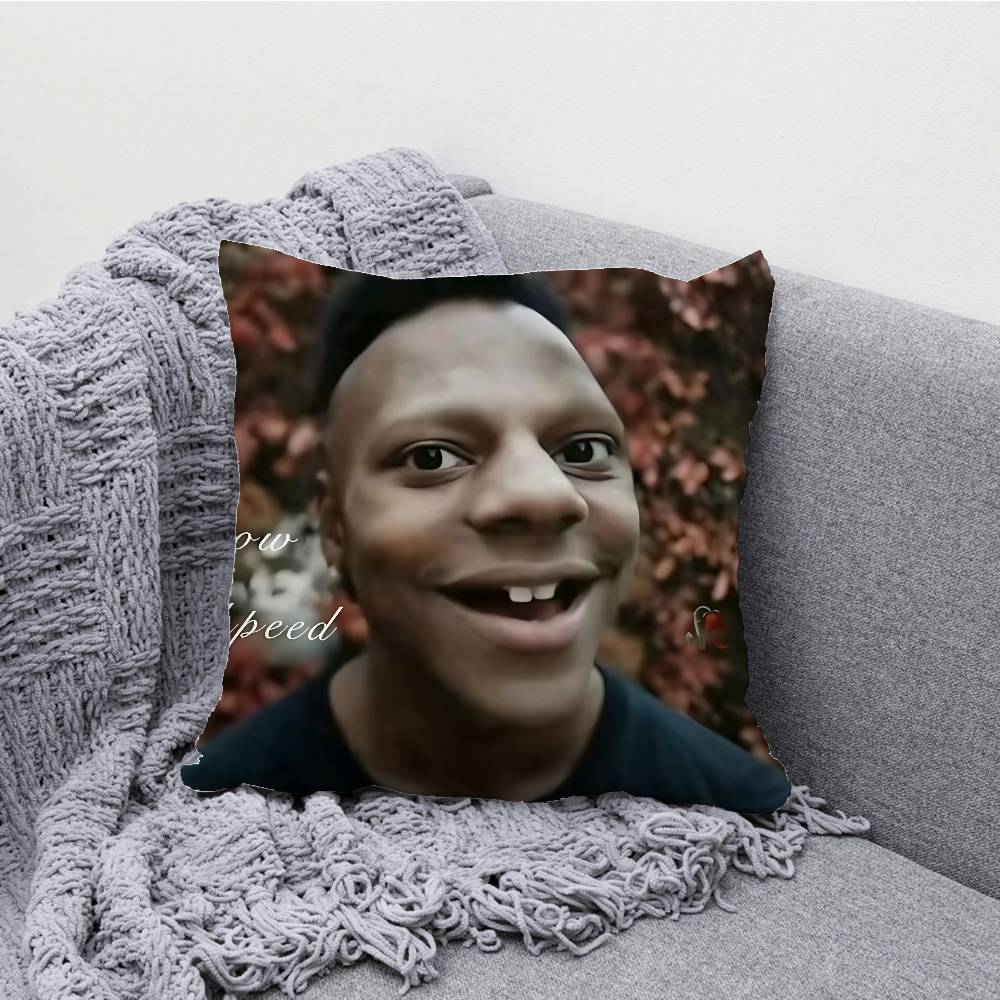 Ful Man-memes Kuddfodral Tryck Polyesterfiber 40X40 cm Hem Soffa Slängkudde Överdrag Dekoration