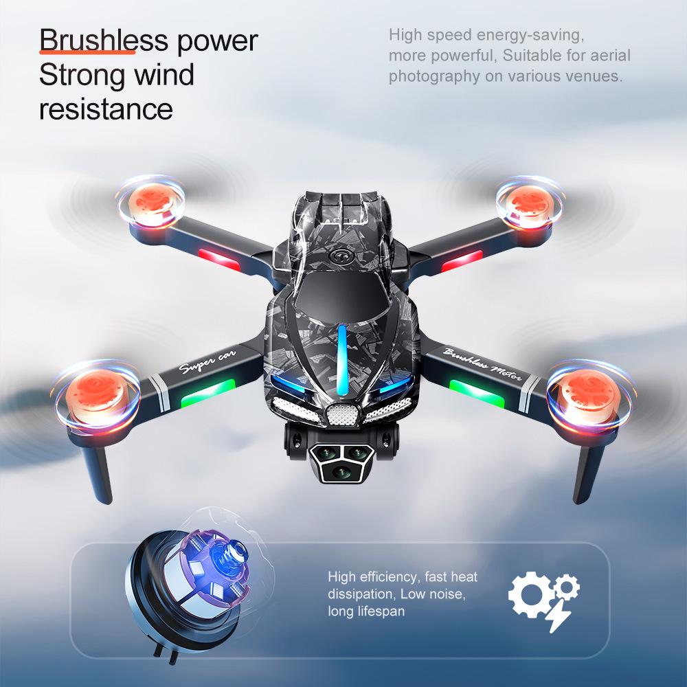 V186 Foldable 8K HD Drone with Three Cameras & Obstacle Avoidance