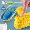 Semelles intérieures de sport avec technologie Cloud 4D, pour chaussures, semelle en PU, coussin d'absorption des chocs, doux et respirant, soins orthopédiques de course