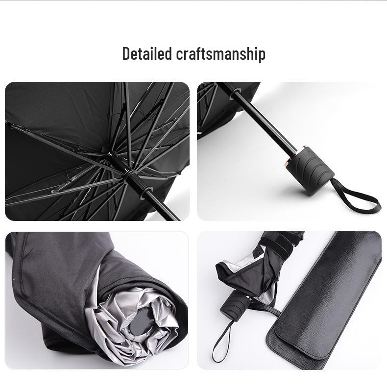 Car Sunshade - Front Windshield Heat Protection & Insulation, Telescopic Folding Design