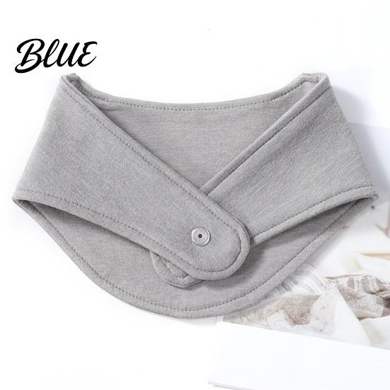 Breathable Thermal Neck Wrap Warmer for Winter Cold Weather Silk Velvet Wrap Fleece Lined Accessories Elderly Gaiter with Hidden Snap Fastening