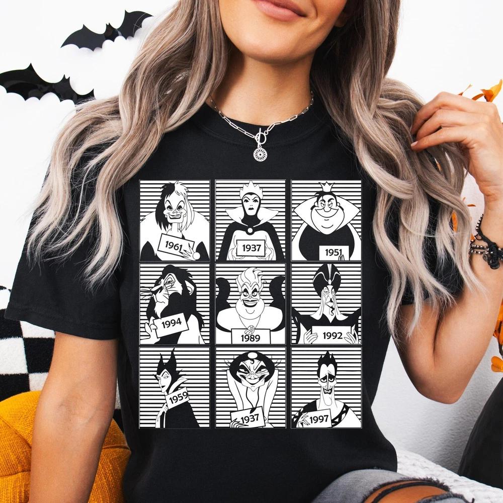 Villains Characters Tshirt Maleficent Ursula Evil Queen Tshirt S