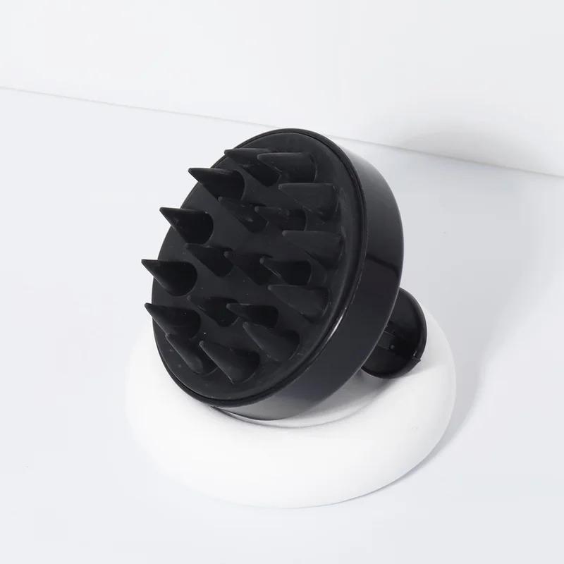 1 pcs silicone soft shampoo brush scalp massage comb thoroughly clean scalp body massage brush hair salon hair brush