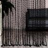 Nordic Style Lighttransmitting Tassel Curtain For Hotel Wedding Salon Decor