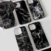 Ciemny Gotycki Cybersigilizm Etui na Telefon Dla iPhone 17,16,15,14,13,12,11,Pro,Max,Plus Miękkie Czarne Pokrowiec