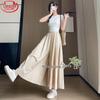 Women's Japanese Style High-Waist Wide-Leg Skirt Pants