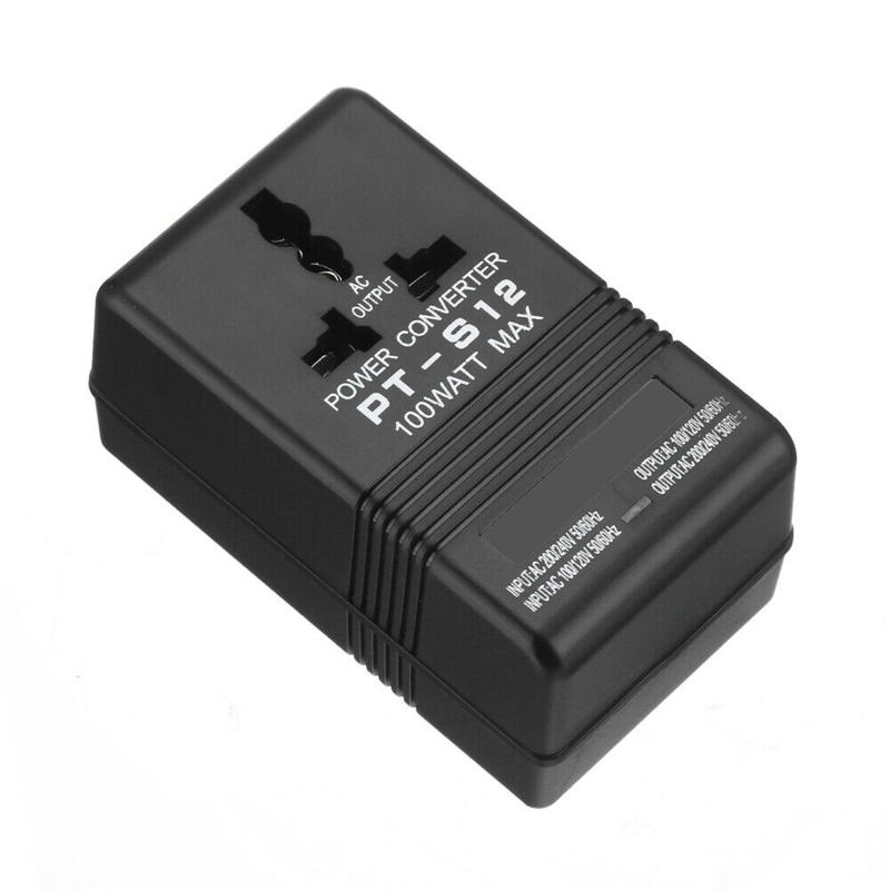 100w Dual Voltage Transformer Light-weight High Temperature Resistant Ac 110v/120v To 220v/240v