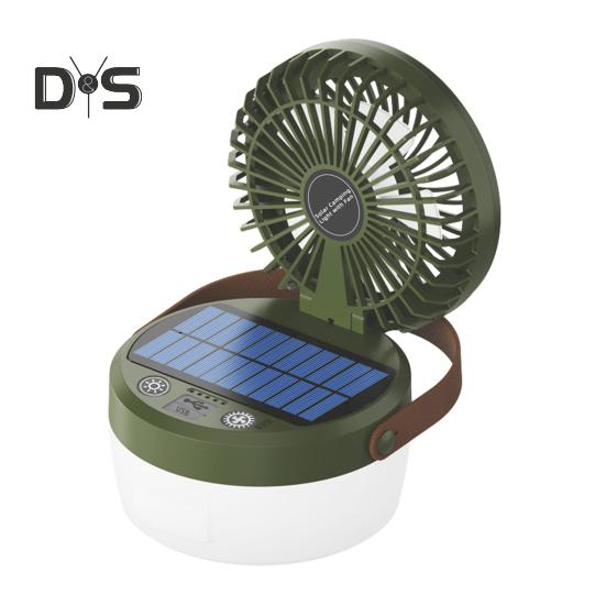 

Солнечный вентилятор для кемпинга, режимы света, регулируемая скорость, USB-зарядка, 2 в 1, многоцелевой подвесной вентилятор для походной палатки, аварийный фонарь армия зеленый
