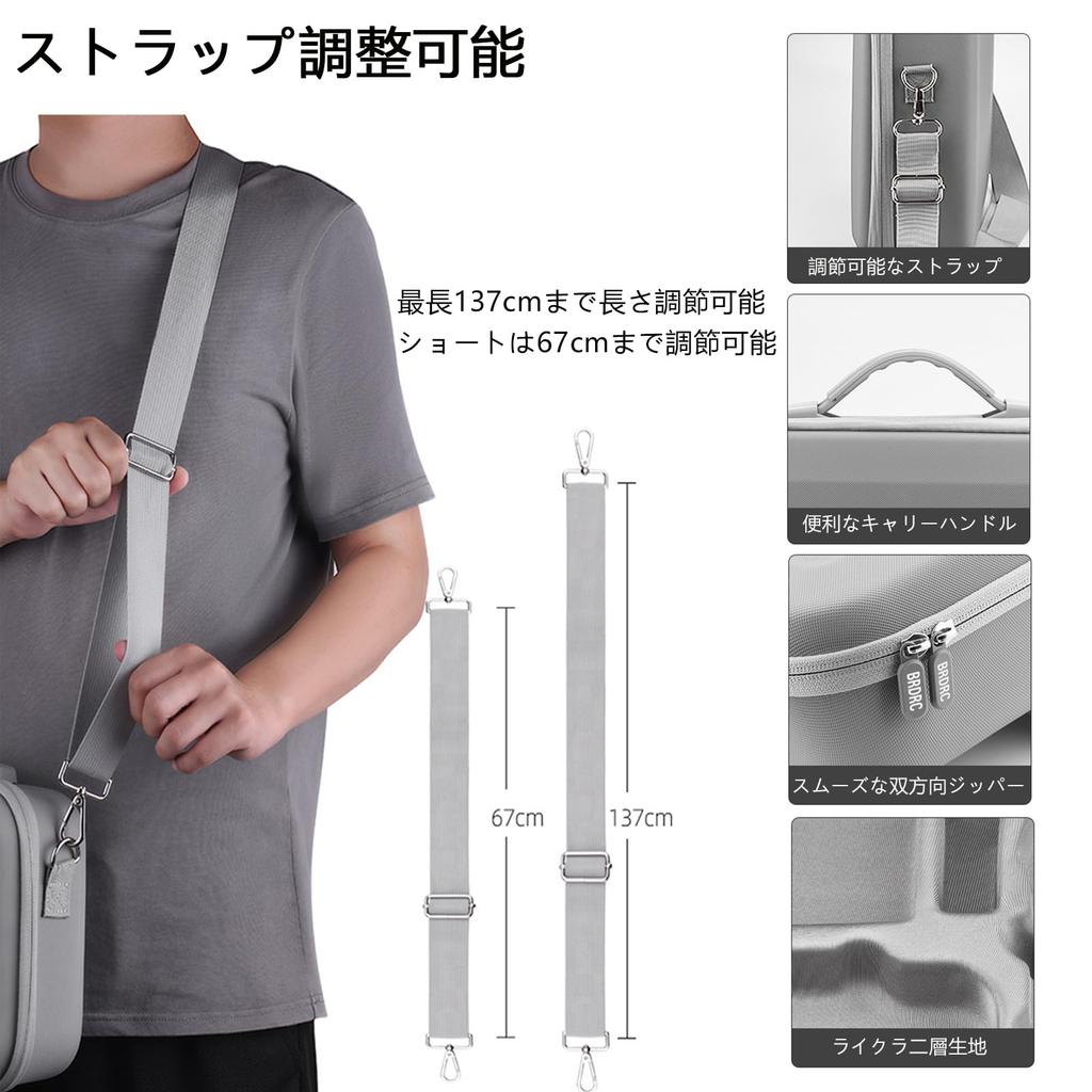 TOMGDRACO DJI Mini 4 Pro Case, Holds DJI Mini 4 Pro, DJI-RC 2DJI RC-N2 Remote Controller, Two-Way Charging Manager, Propellers, Data Cables, Adapter