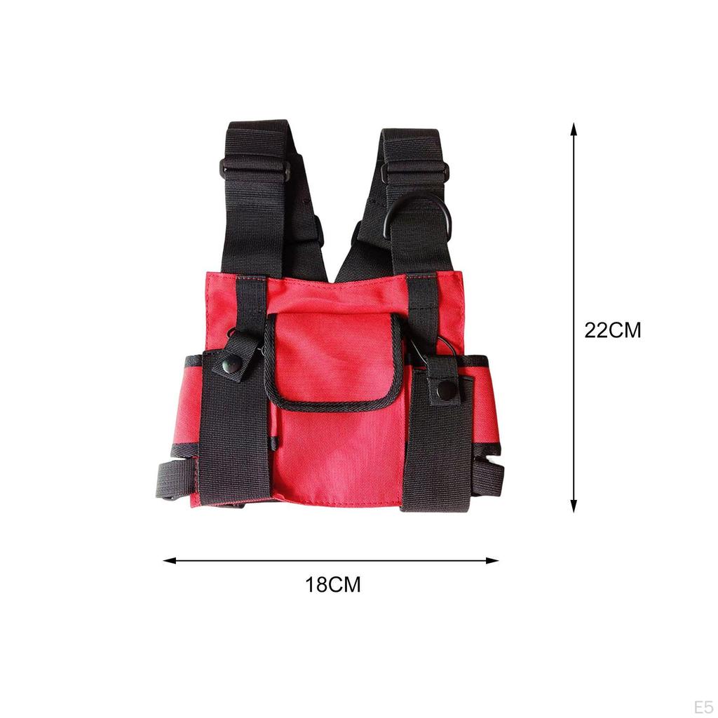 Chest Bag Oxford Cloth Water Resistant Handbag for Cycling Travel Camping