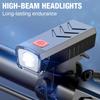 Bicycle Headlights, Super Bright Flashlight, Night Riding Light, Mountain Road Children's Bicycle Light, Rainproof Riding Equipm