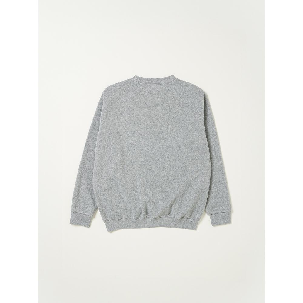 Daiso Brushed Sweatshirt  M   oatMeal 