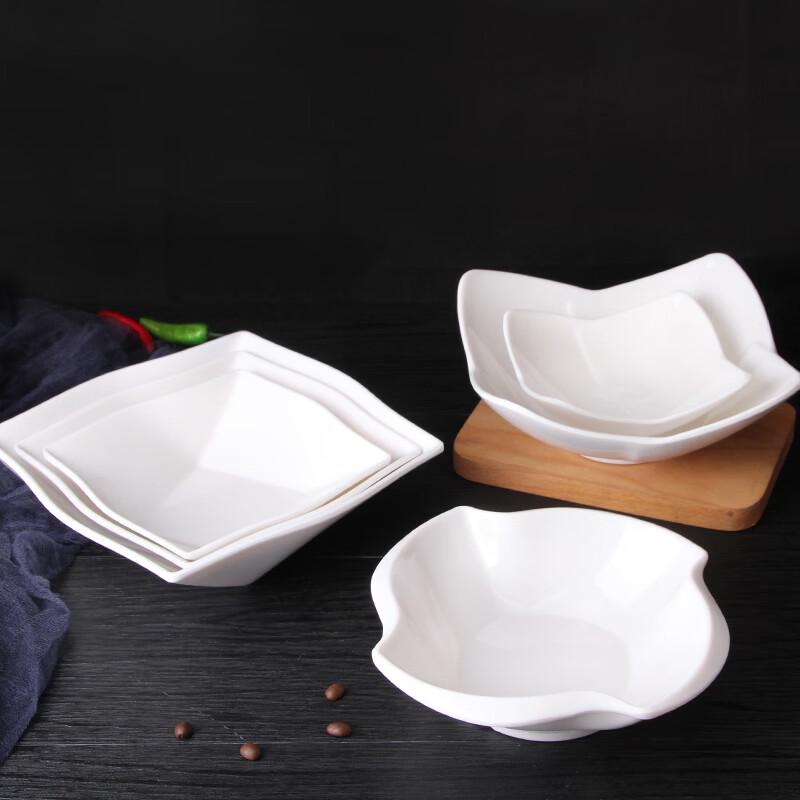 Qianxing A8 Minimalist Melamine Square Salad Bowl