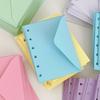 30PCS 6-Hole Zipperless Binder Pockets – A7 Size Envelopes for Binder Wallet, Budget Organizer Inserts, Loose Leaf Money Folder Pouch