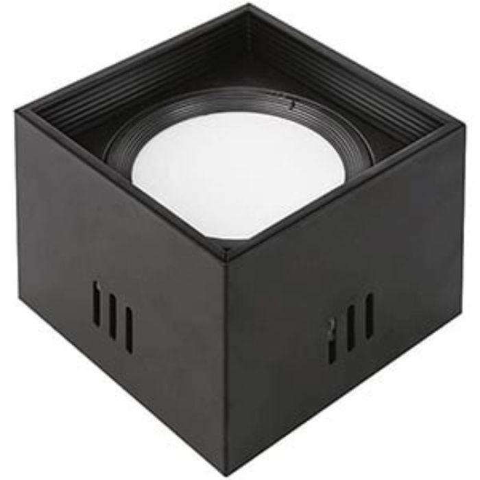 Square LED Ceiling Light 10W 700lm 4200K Black XL