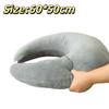 New Soft Reading Gaming Pillow Skin-Friendly Multi-Purpose Ergonomic Moon Pillow Comfortable U-Shaped Lap Pillow Office Nap