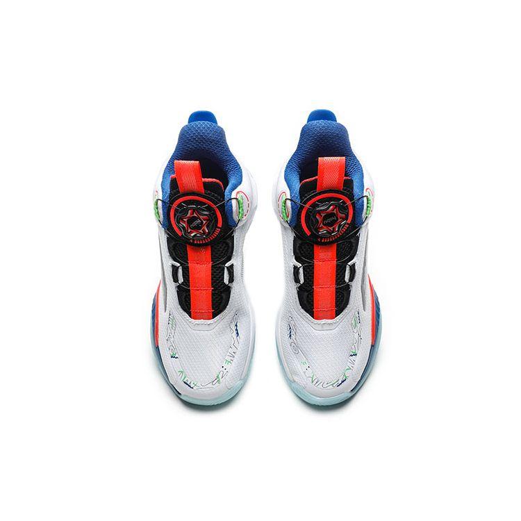 Anta Kids Reverse Scale 2.0 Comfortable Non-Slip Shock Absorbing Wear-Resistant Low-Top Basketball Shoes Kids Basketball Shoes 312311121-7