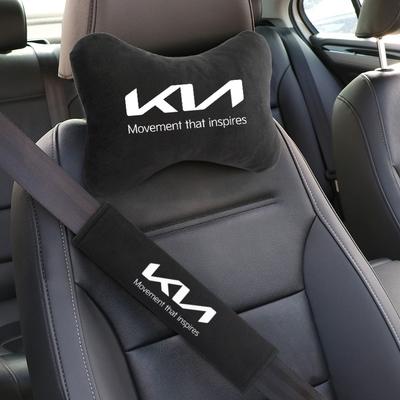 For Car Headrest Cover Auto Seat Cover Head Neck Rest PillowSportage Rio Ceed Picanto K5 K9 Sorento Accessories