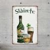 Vintage Metallschild Kunst 20x30cm Blechbild Wanddekor