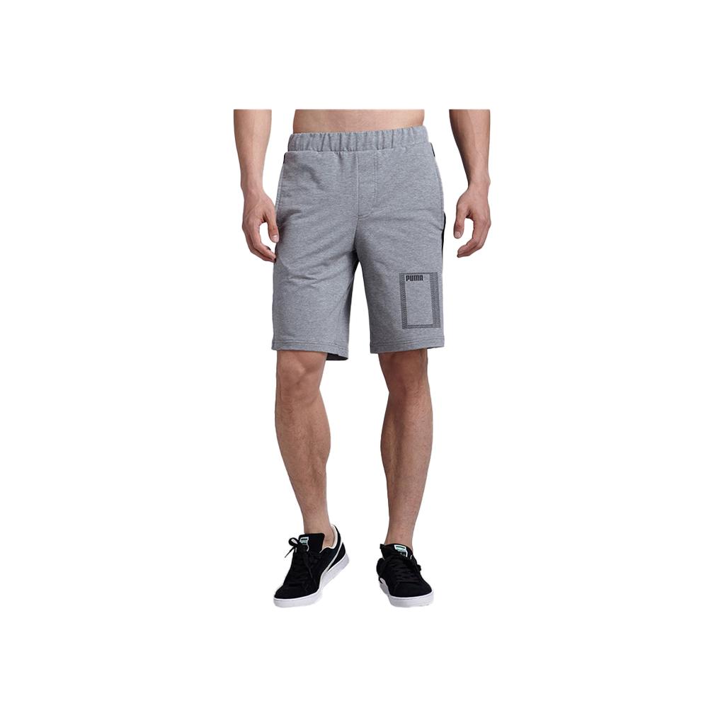 Puma Color Block Sports Shorts Men Bottoms Grey 852244-03