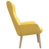 Recliner Armchair Mustard Yellow Fabric