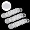 23mm Coin Capsule Case Containers Plastic Supplies High Transparency Coating Holders Neatly Trimmed Edge Round