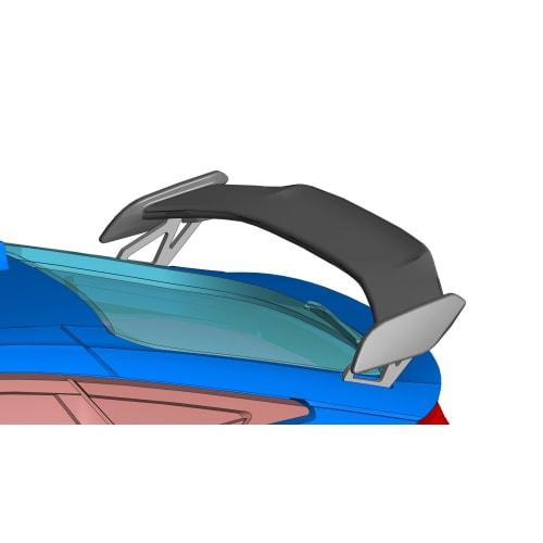 1/64 Honda CIVIC TYPE R (FL5) RACING BLACK Package/Genuine Optional Parts Equipped, Championship White