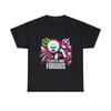 Unisex Erwachsenen T-Shirt Aufgeplustert und Wütend Bichon Frisé Hund Rebellion T-Shirt Lustig