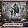 Wall Hanging Tapestry Custom NameEminem Pattern Personalized Printed Fabric Wall Decor