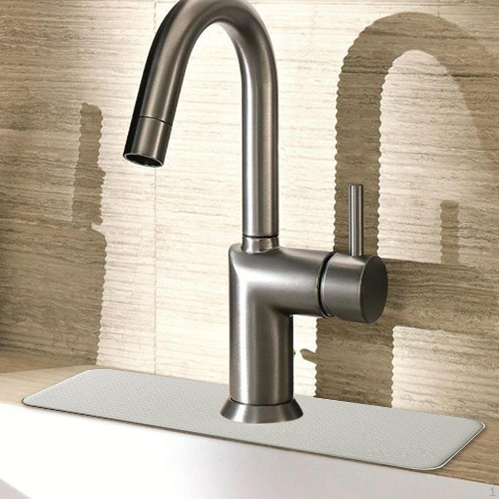 Faucet Absorbent Mat Thickening Sink Drying Pad for Farmhouse Countertop