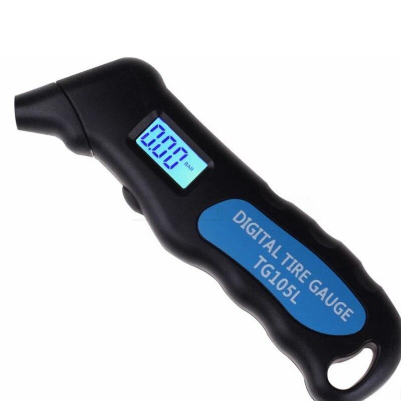 Digital Car Tire Tyre Air Pressure Gauge Meter LCD Display Manometer Barometers Tester for Car Truck Motorcycle Bike Car-styling