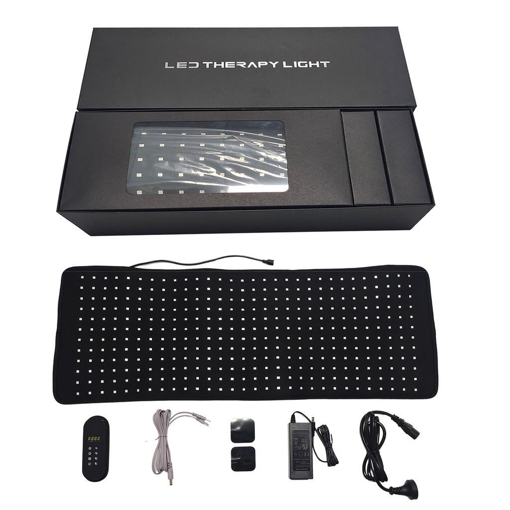 

20 Вт Облегчение мышечной боли Физиотерапевтический прибор Улучшает кровообращение Подушка для терапии красным светом Светодиодный инфракрасный терапевтический пояс 300*800 мм