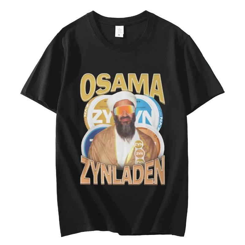 

Vintage Osama Zynladen Graphic T Shirts Fashion Trend Clothing Short Sleeve Tshirt Unisex ONeck Tshirts Women Clothing Top S