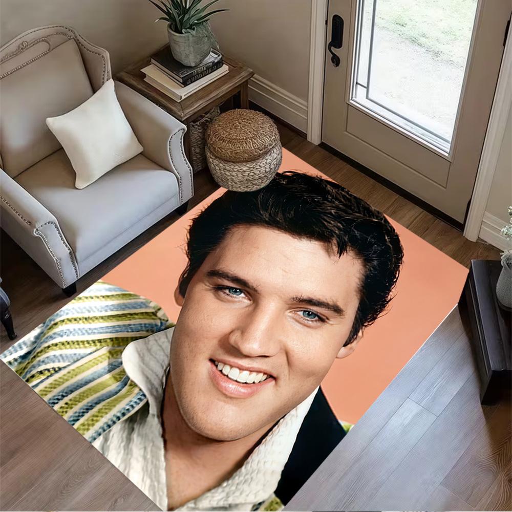 Elvis Presley Performance Carpet Perfect for Kitchen Bedrooms Hallway Living Rooms Antislip Carpet Office home decor