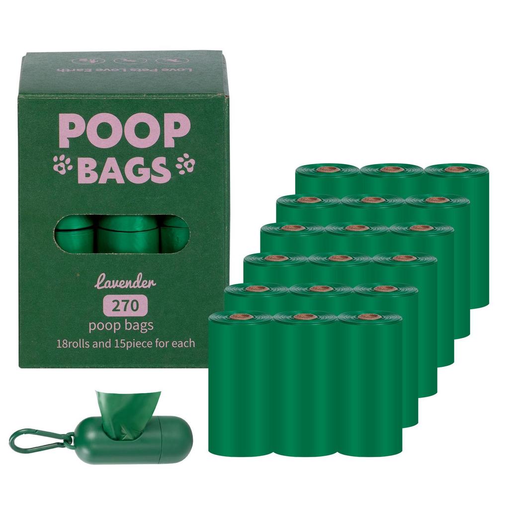 Eco-friendly Biodegradable Dog Waste Bags with Dispenser