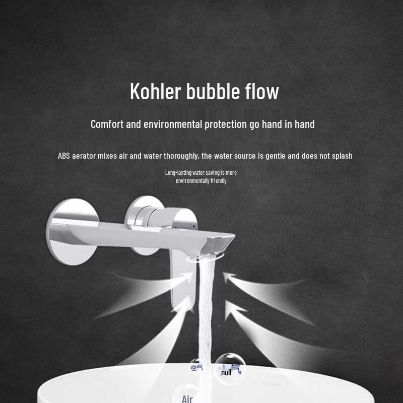 Kohler Lio Single Handle Wall-Mounted Basin Faucet