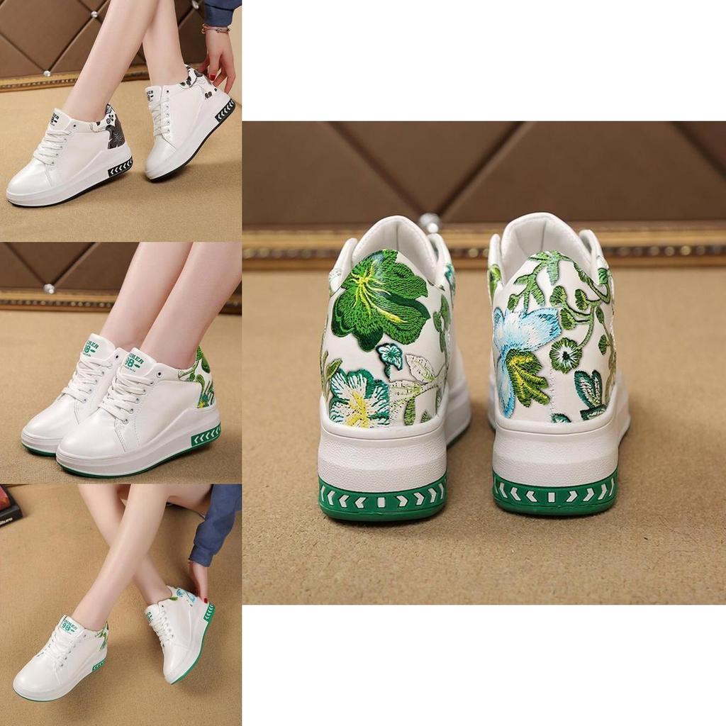 Trendsetting High Top Fashion Shoes For Women With A Unique Flower Lace Detail