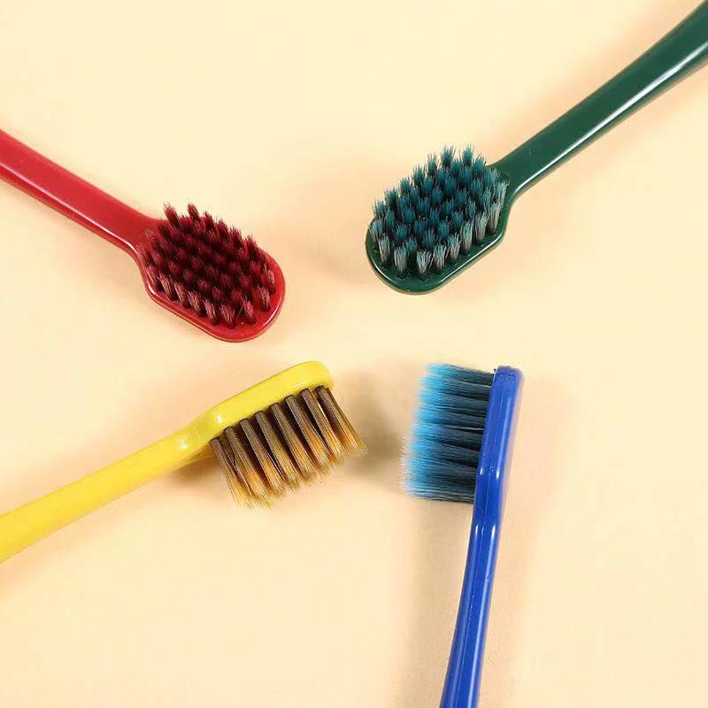 Bamboo Charcoal Soft Bristle Toothbrush Set: 2-Pack with Ultra-Fine Bristles
