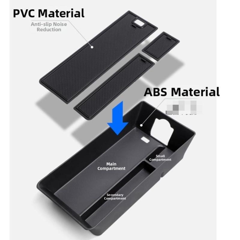 For Camry 2024 Armrest Box Center Console Organize Tray Storage Box Car Interior Modification Central Tidying Accessories